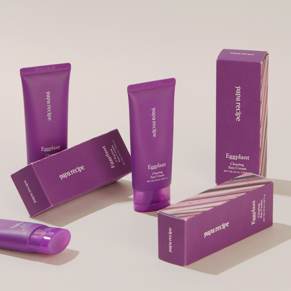 papa recipe Eggplant Clearing Sun Cream 50ml (SPF 50+ PA++++) - Radiance Revolution