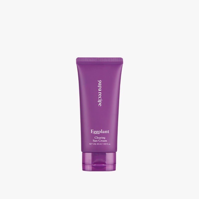 papa recipe Eggplant Clearing Sun Cream 50ml (SPF 50+ PA++++) - Radiance Revolution