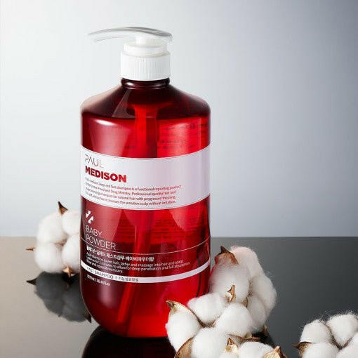 PAUL MEDISON Deep Red Fast Hair Loss Shampoo 1077ml #Baby Powder.