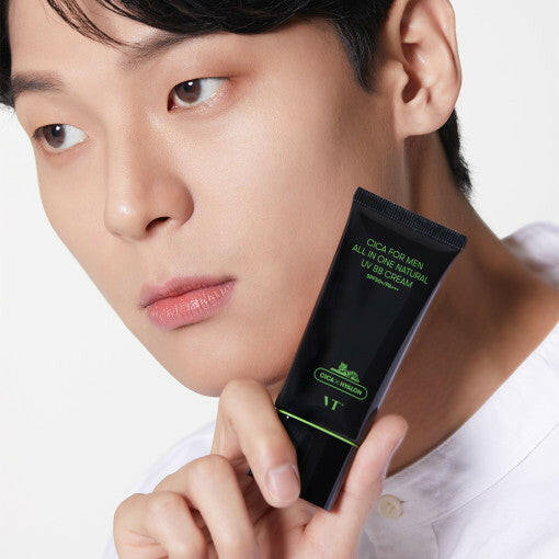 VT Cica For Men All In One Natural UV BB Cream - 2 Colors 30g SPF50+/PA+++.