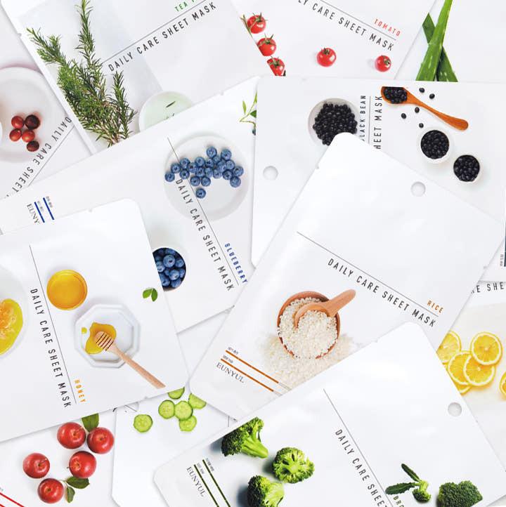 EUNYUL Daily Care Facial Sheet Mask 22ml*10ea (12-type).