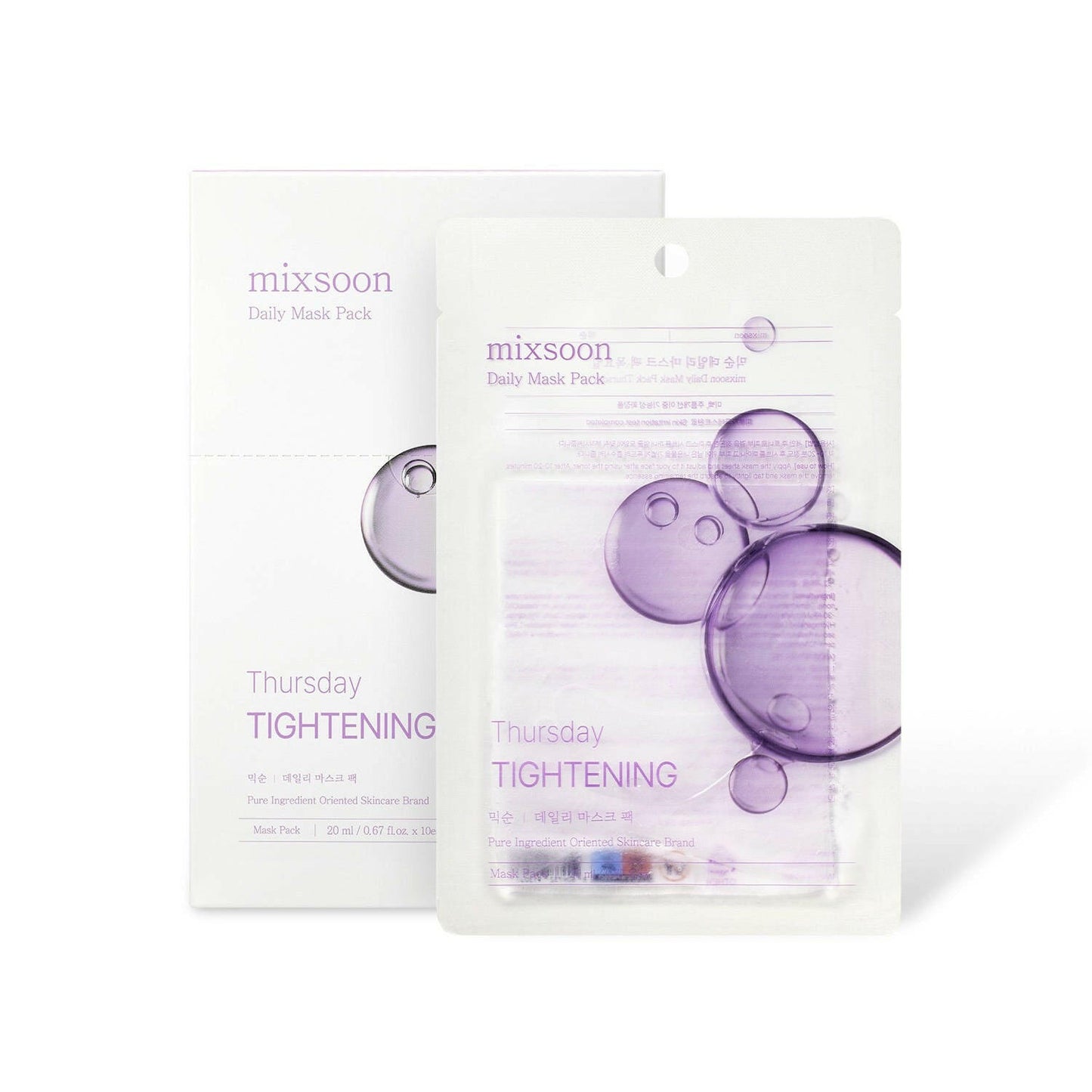 mixsoon Daily Mask Pack Thursday 20ml X 10ea.
