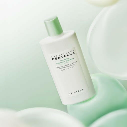 SKIN1004 MADAGASCAR CENTELLA TEA-TRICA SOOTHING SUN MILK SPF 50+ PA++++ 50ml.