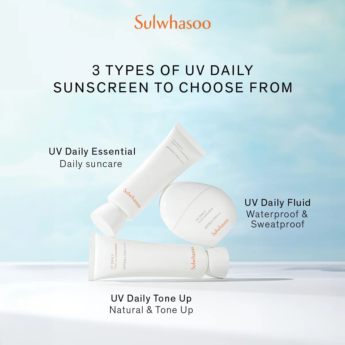 Sulwhasoo UV Daily Essential Sunscreen SPF50+ PA++++ 50ml - Radiance Revolution