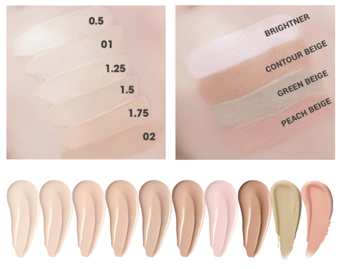 the SAEM Cover Perfection Tip Concealer 6.5g (10 shades).