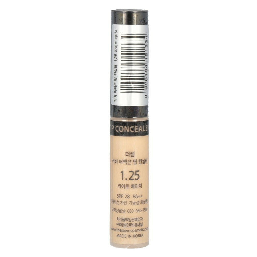 the SAEM Cover Perfection Tip Concealer 6.5g (10 shades).