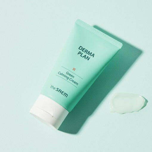 The SAEM Derma Plan Green Calming Cream 70ml.