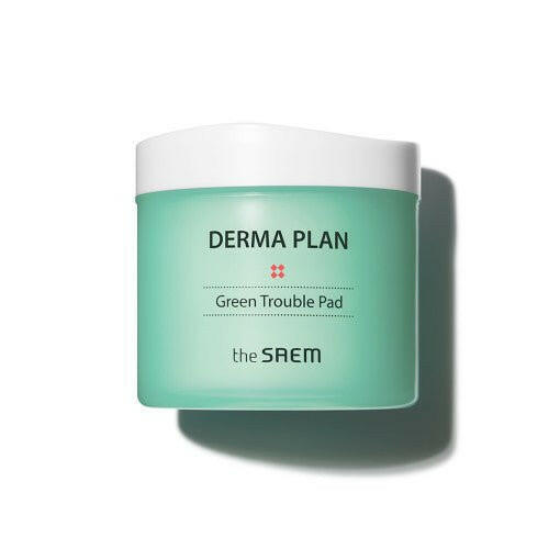 The SAEM Derma Plan Green Trouble Pad 145ml (70ea).