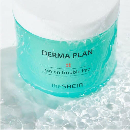 The SAEM Derma Plan Green Trouble Pad 145ml (70ea).