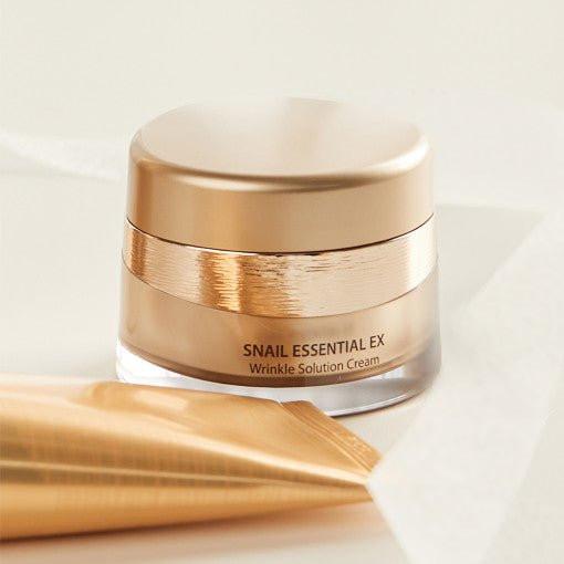 The SAEM Snail Essential EX Wrinkle Solution Cream 50ml.
