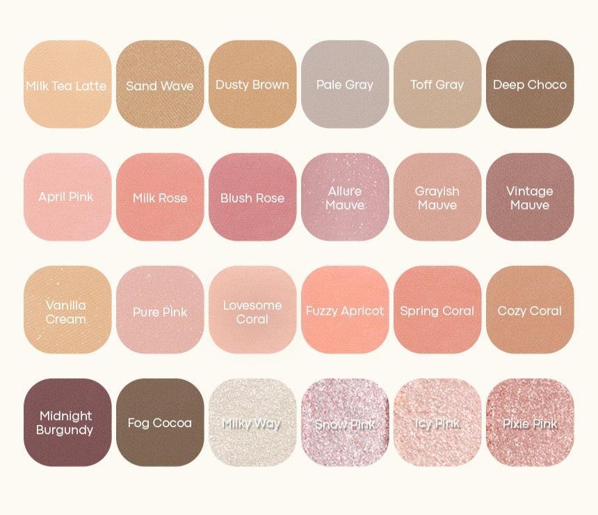 TONYMOLY Eye Tone Single Eye Shadow #414~#427 - Radiance Revolution