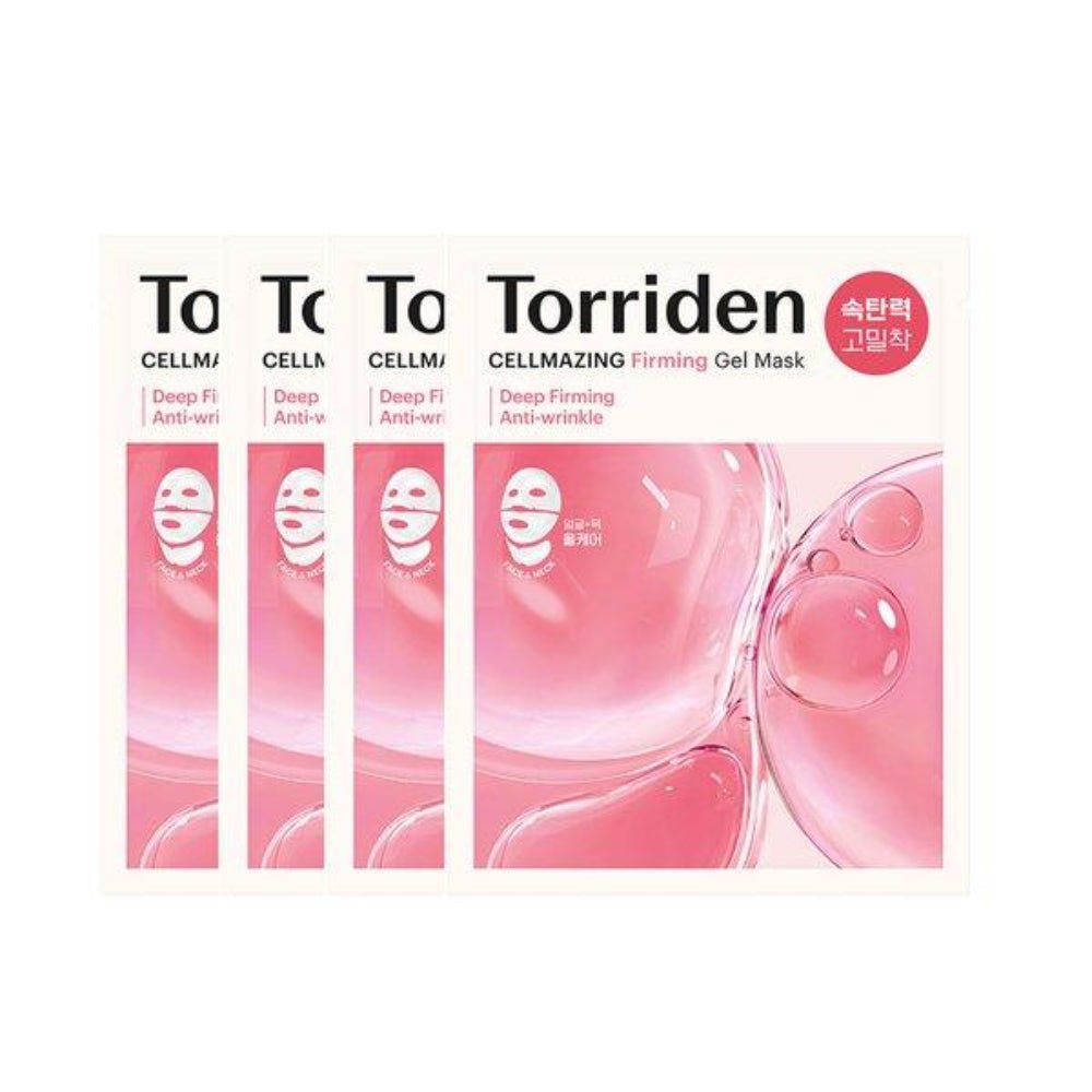 Torriden Cellmazing Firming Gel Mask Sheet 4ea (Upper/Lower Sheets) - Radiance Revolution