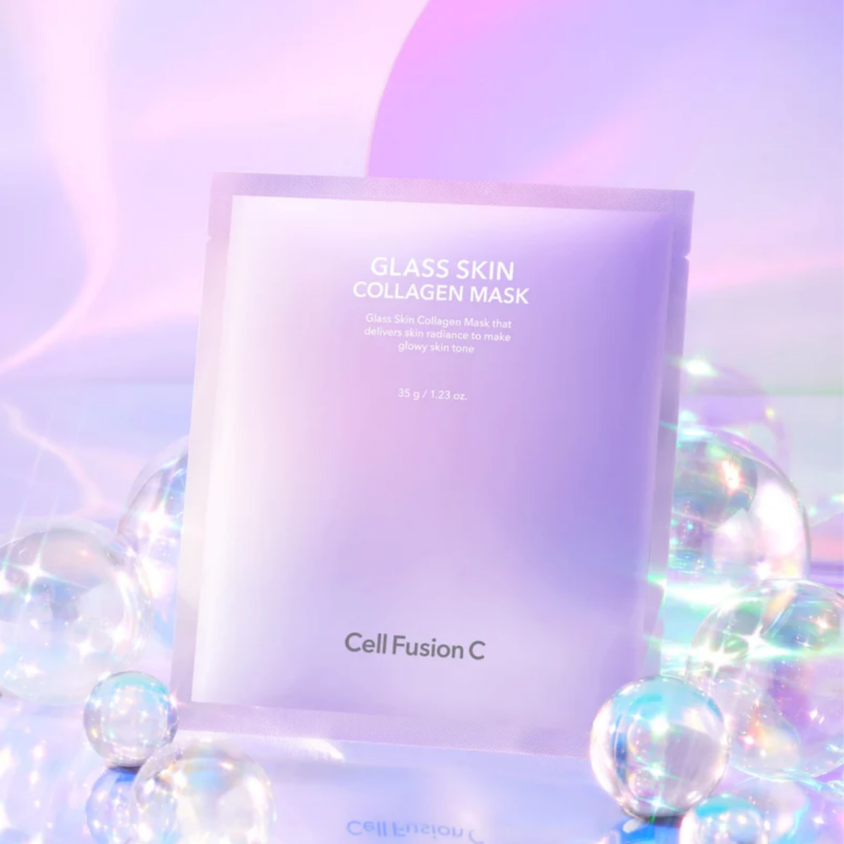 CellFusionC Glass Skin Collagen Mask box of 5