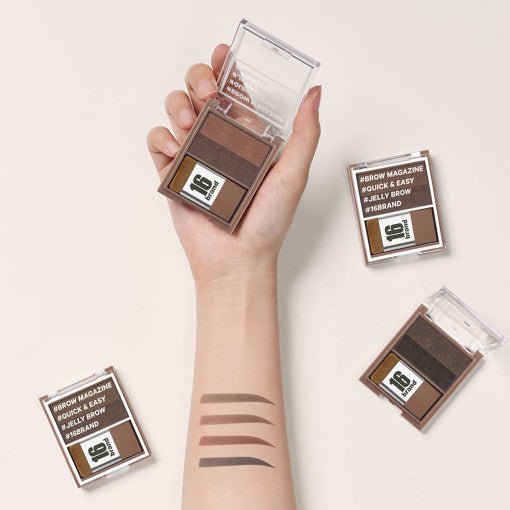 16BRAND 16 Brow Magazine Eyebrow - Radiance Revolution