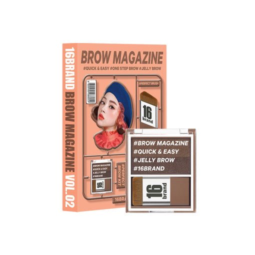 16BRAND 16 Brow Magazine Eyebrow - Radiance Revolution