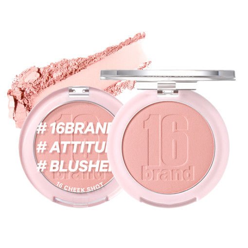 16BRAND Cheek Shot 6g (6 colours) - Radiance Revolution - 16BRAND - Face Blush