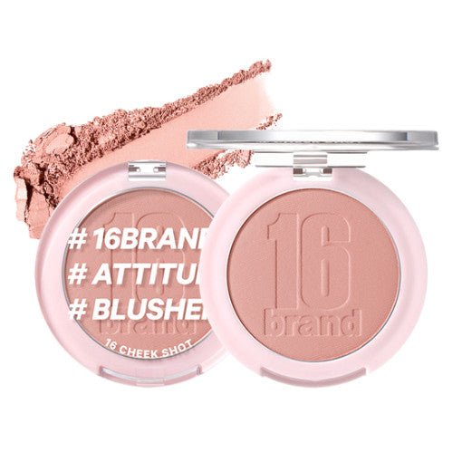 16BRAND Cheek Shot 6g (6 colours) - Radiance Revolution - 16BRAND - Face Blush