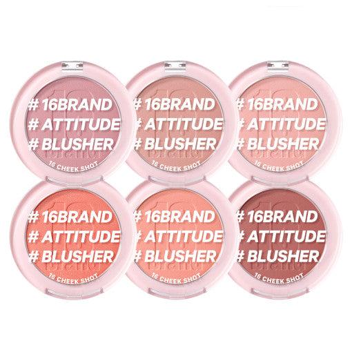 16BRAND Cheek Shot 6g (6 colours) - Radiance Revolution - 16BRAND - Face Blush