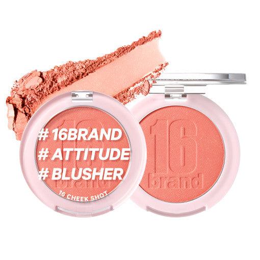 16BRAND Cheek Shot 6g (6 colours) - Radiance Revolution - 16BRAND - Face Blush