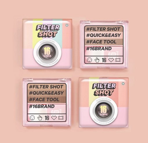 16BRAND Filter Shot Shading Highlighter (2 colours) - Radiance Revolution - 16BRAND - Face Highlighter