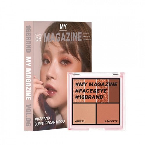 16BRAND My Magazine Shadow Palette 7.5g (10 colours) - Radiance Revolution - 16BRAND - EYESHADOW