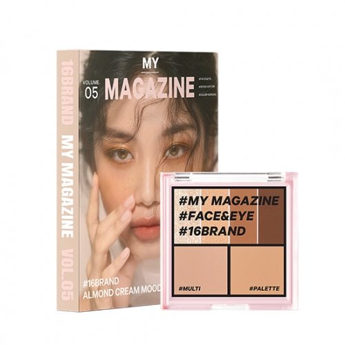 16BRAND My Magazine Shadow Palette 7.5g (10 colours) - Radiance Revolution - 16BRAND - EYESHADOW