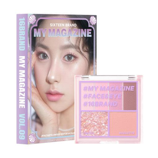 16BRAND My Magazine Shadow Palette 7.5g (10 colours) - Radiance Revolution - 16BRAND - EYESHADOW