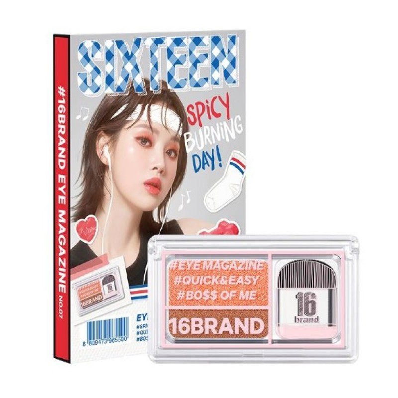 16BRAND Sixteen Eye Magazine (7 colours) - Radiance Revolution - 16BRAND - EYESHADOW