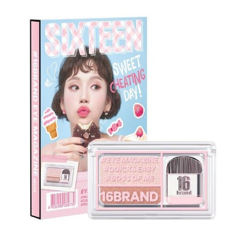 16BRAND Sixteen Eye Magazine (7 colours) - Radiance Revolution - 16BRAND - EYESHADOW