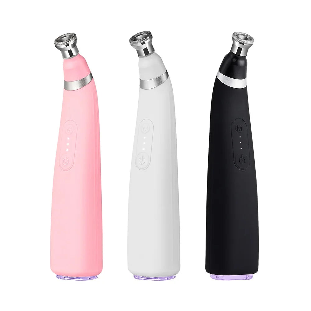 2 in 1 Portable Microdermabrasion Exfoliator & Blackhead Suction Device.