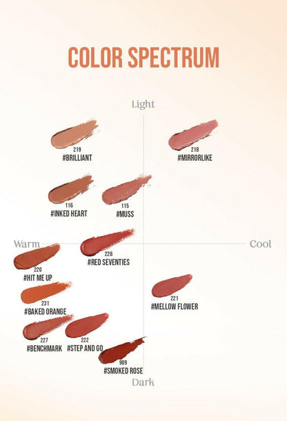 3CE Mood Recipe Matte Lip Color 3.5g #228 RED SEVENTIES.