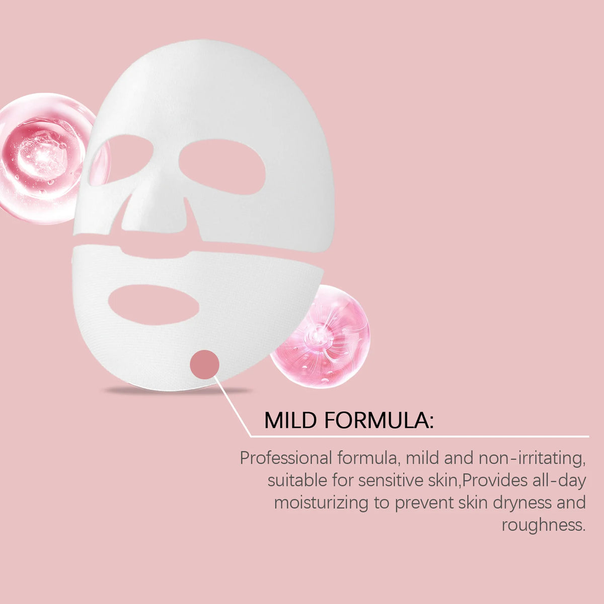 Bio Collagen Face Mask Hydrating Overnight Lifting Rejuvenation Shrink Pores Moisturizing Refreshing Brightening Face Skin Care.