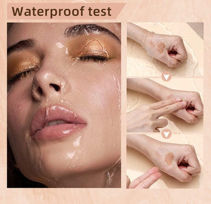 QIBEST Double-Ended Glitter & Matte Eyeshadow Stick (Waterproof)
