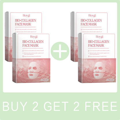Bio Collagen Face Mask Hydrating Overnight Lifting Rejuvenation Shrink Pores Moisturizing Refreshing Brightening Face Skin Care.