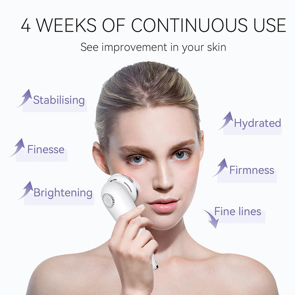ANLAN EMS Facial Massager Pro LED Light Therapy Beauty Device
