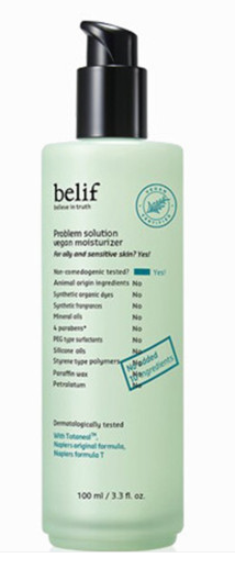 [Belif] Problem solution vegan moisturizer 100ml.