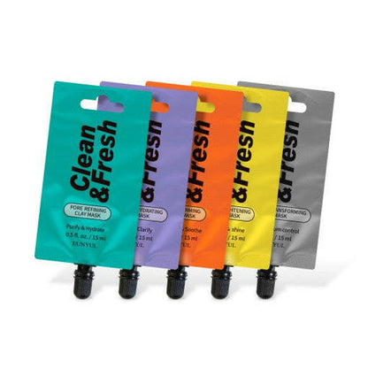 EUNYUL Clean&Fresh Facial Clay Mask Pack Pouch (15g x 5pcs).