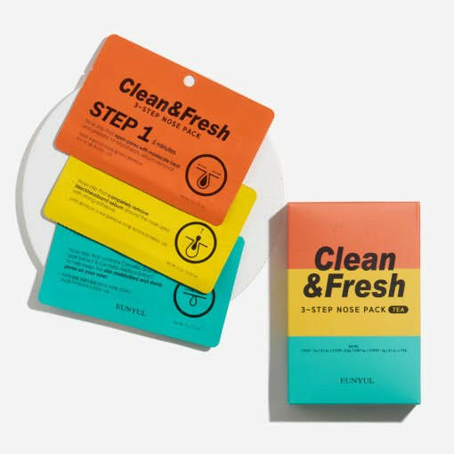 EUNYUL Clean & Fresh Nose Pack (3 Steps) 7ea.