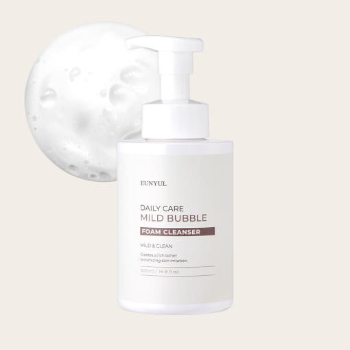 EUNYUL Daily Care Mild Bubble Foam Cleanser 500ml - Radiance Revolution