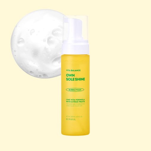 EUNYUL VITA BALANCE OWN SOLE SHINE Bubble Foam 200ml - Radiance Revolution