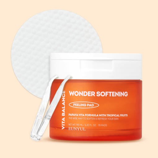 EUNYUL VITA BALANCE WONDER SOFTENING Peeling Pad 70 Pads/190ml - Radiance Revolution