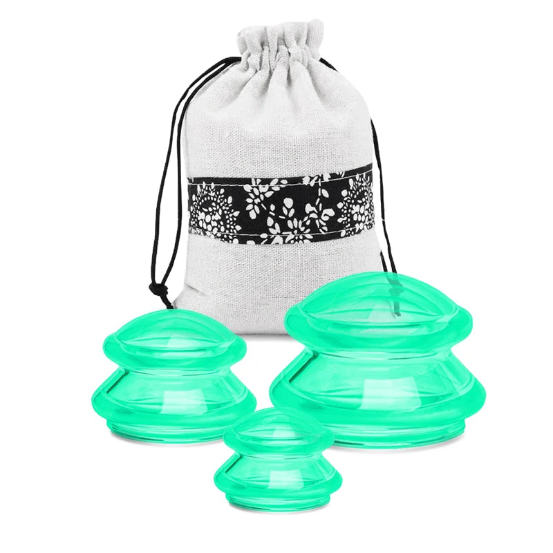 Anti-Cellulite Silicone Cupping Massage Set