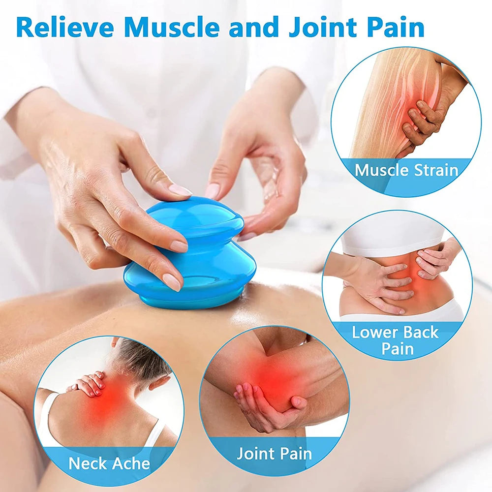 Anti-Cellulite Silicone Cupping Massage Set
