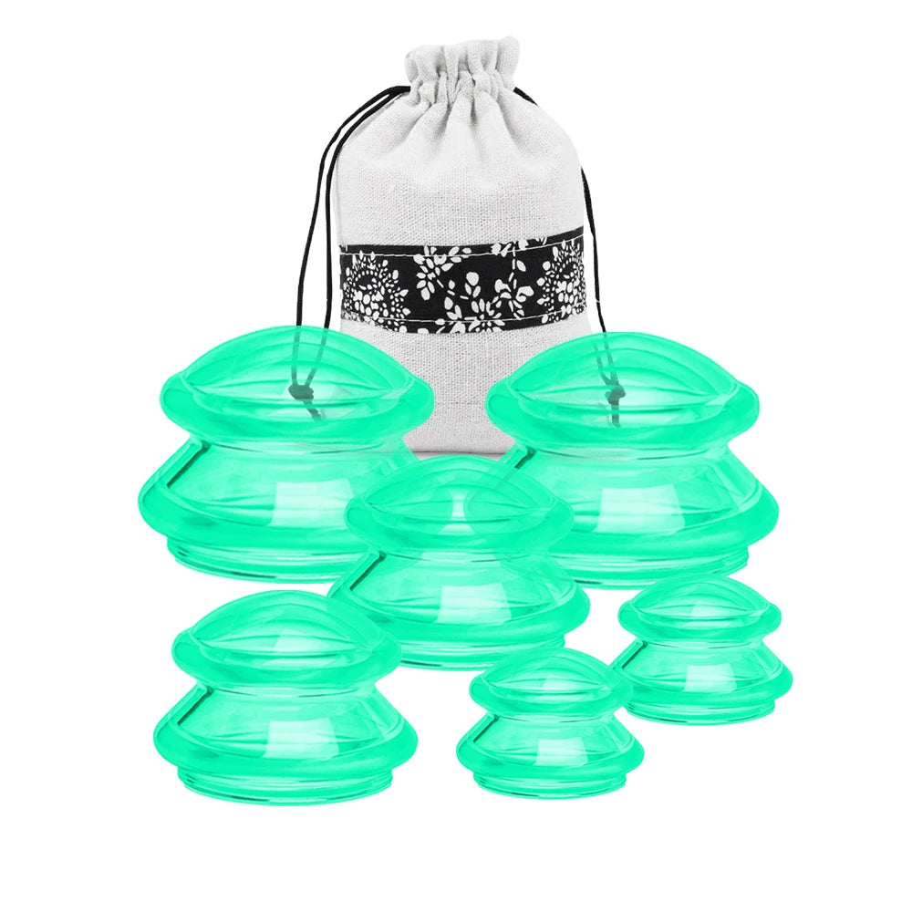 Anti-Cellulite Silicone Cupping Massage Set