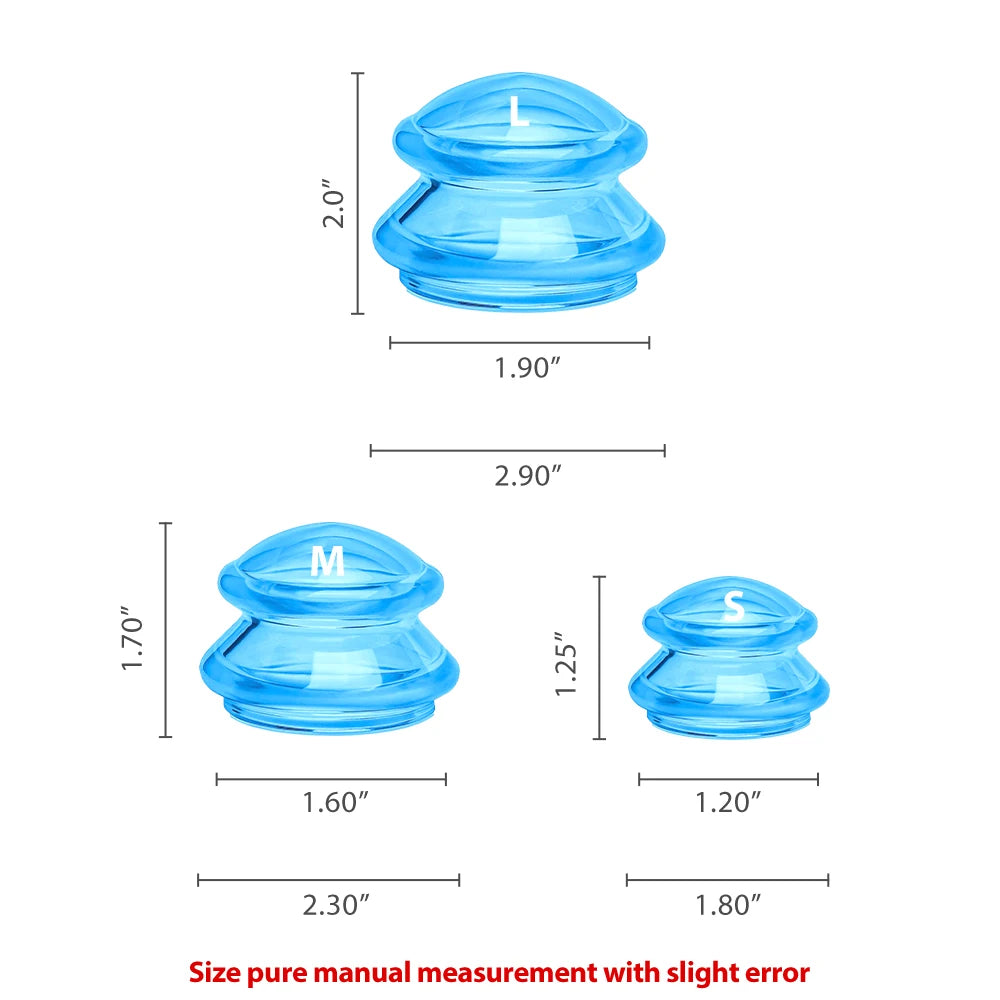 Anti-Cellulite Silicone Cupping Massage Set