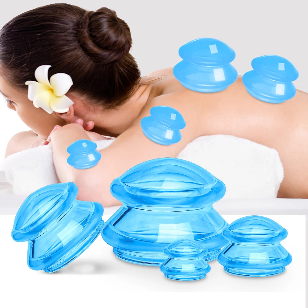 Anti-Cellulite Silicone Cupping Massage Set