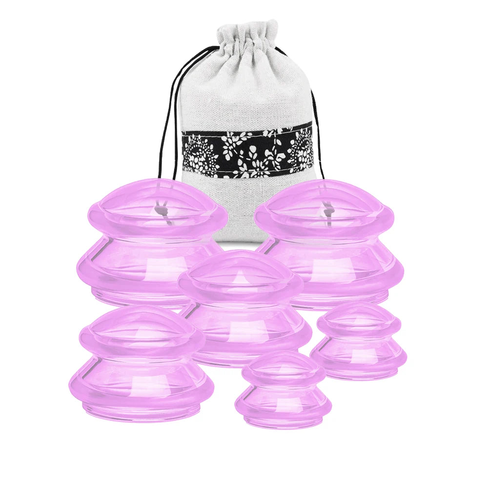 Anti-Cellulite Silicone Cupping Massage Set