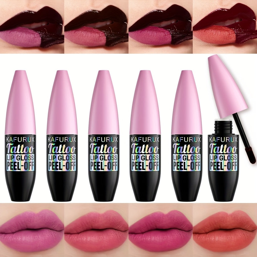Transfer Proof Peel Off Lip Stain - 7 Colours