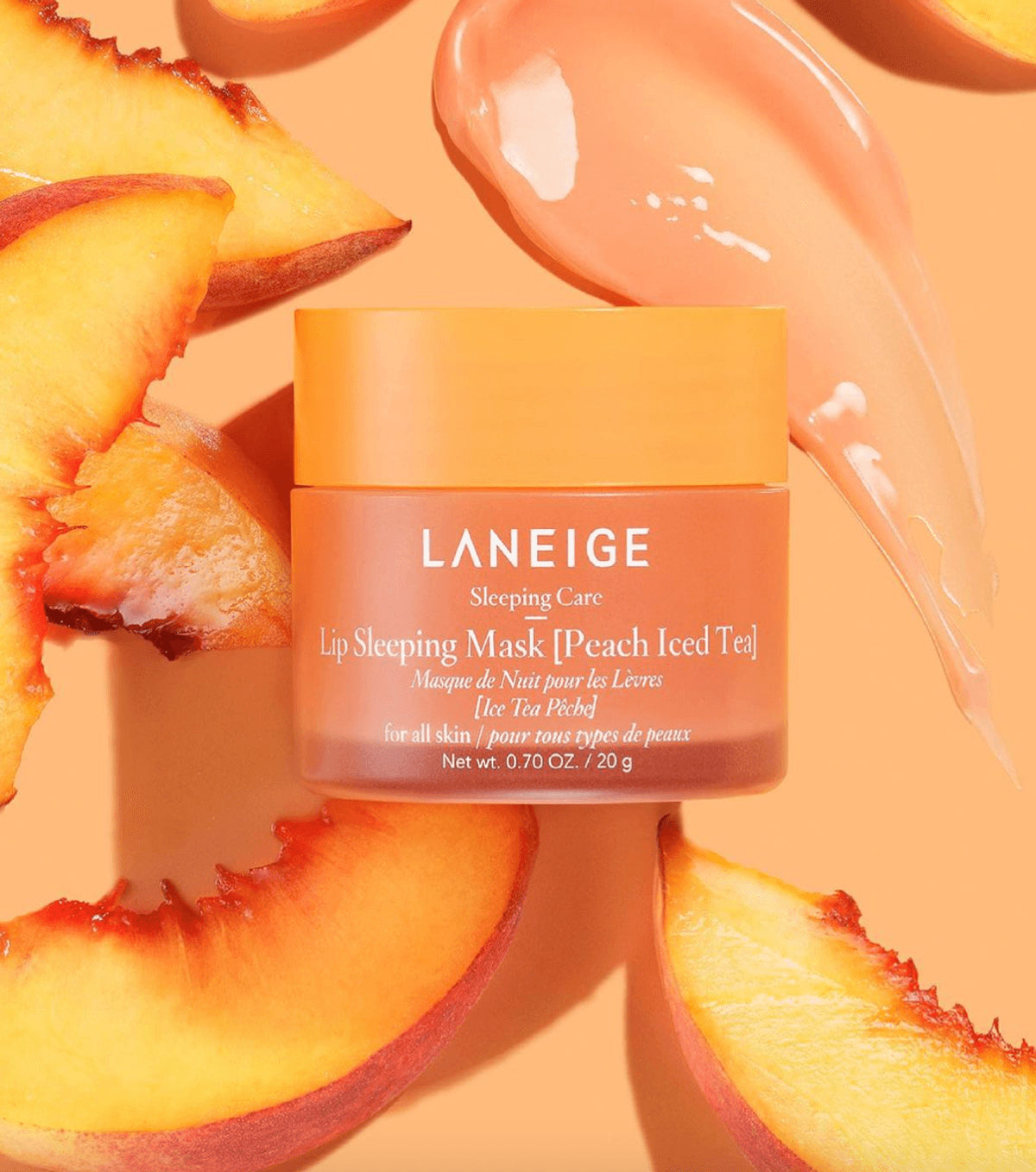 LANEIGE Lip Sleeping Mask EX 20ml #Peach Iced Tea - Radiance Revolution