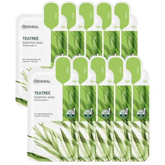 MEDIHEAL Tea Tree Care Solution Essential Mask REX 24ml X 10p - Radiance Revolution